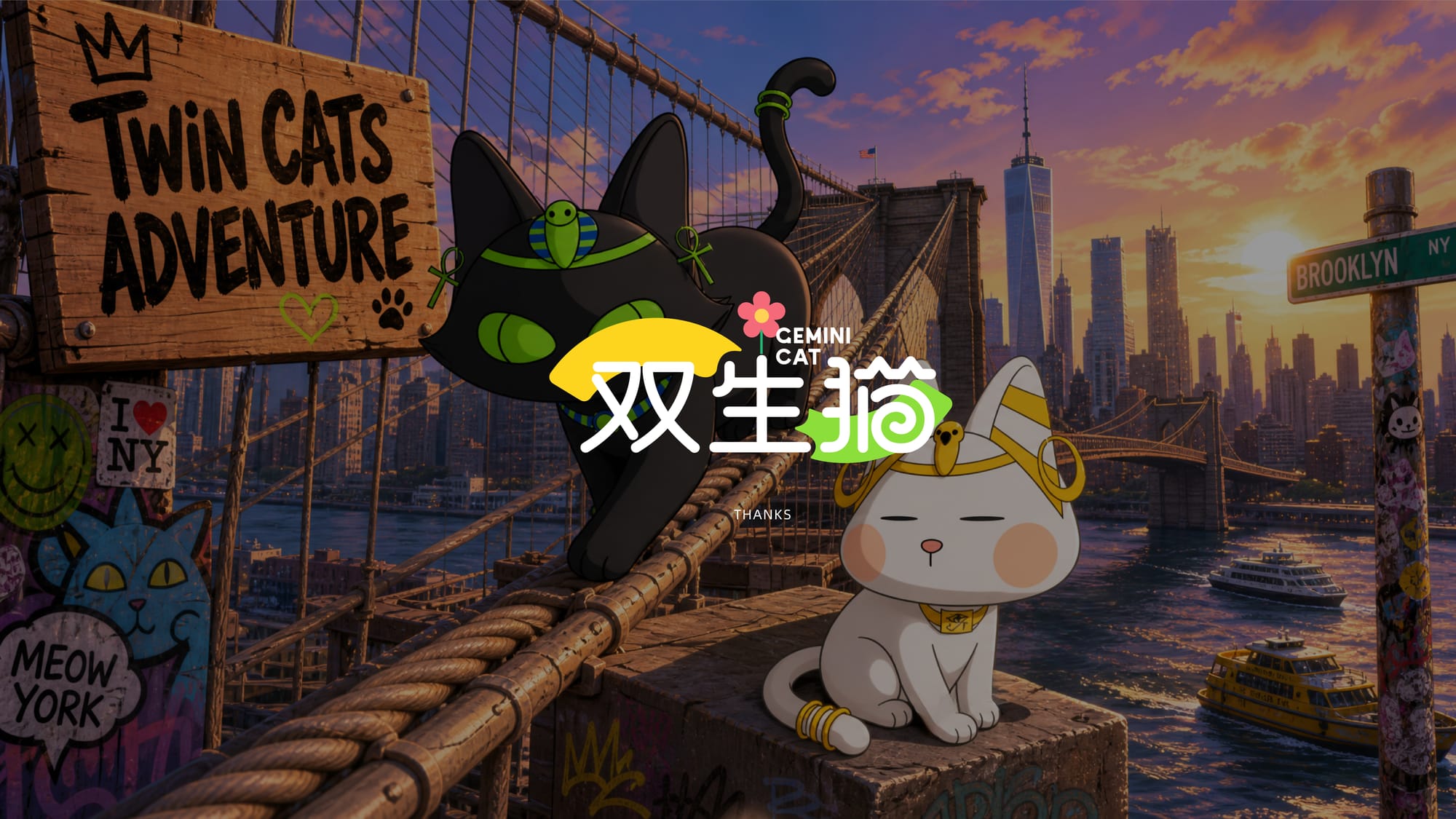 双生猫IP形象设计 — 12